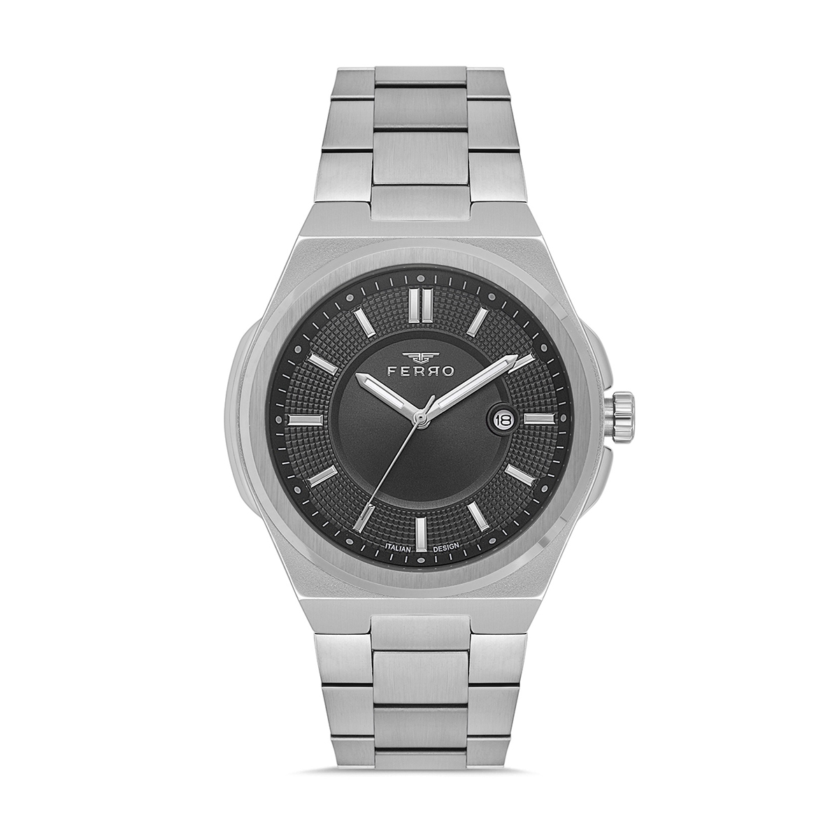 MONTRE FERRO HOMME SIMPLE ACIER